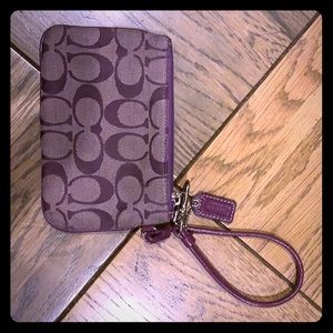 Coach wristlet